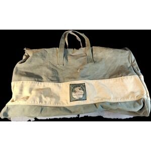Banana Republic Safari‎ Travel Clothing Company Duffle Bag Green  Polar Vintage